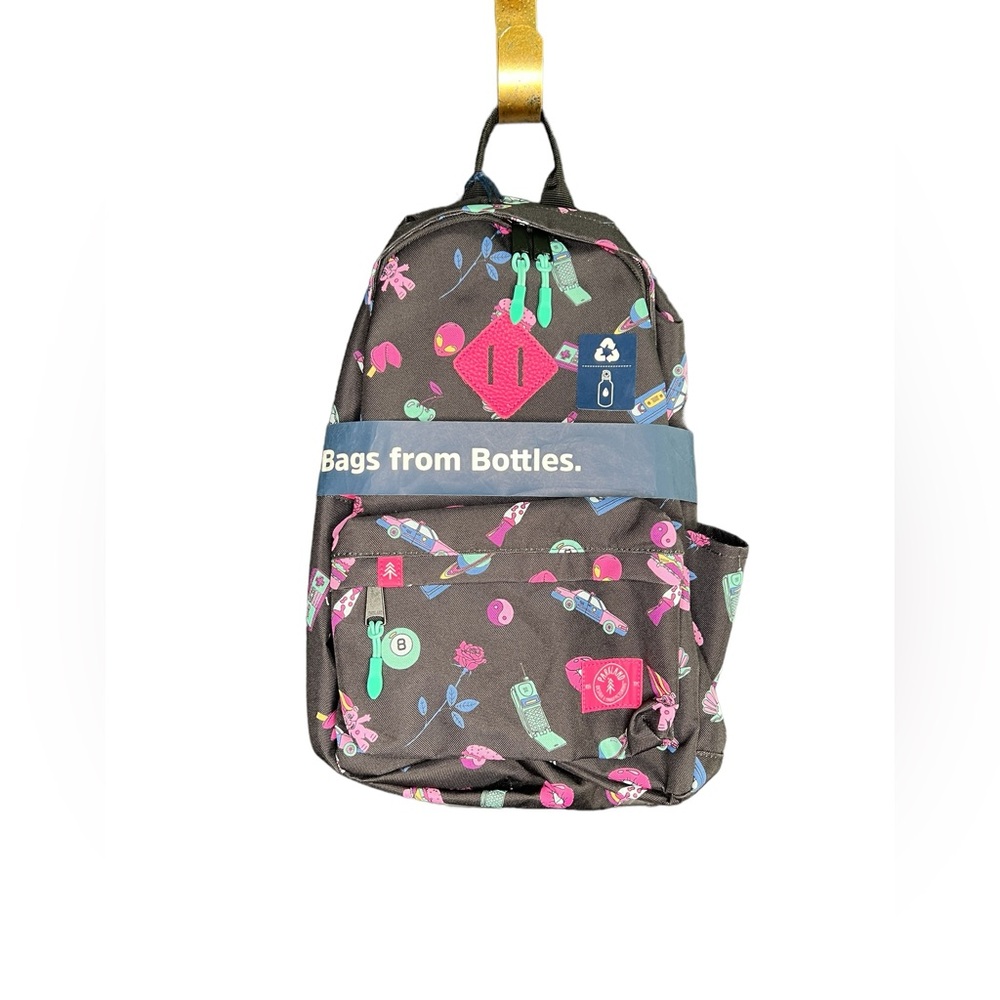 Parkland Wayside black funky print backpack